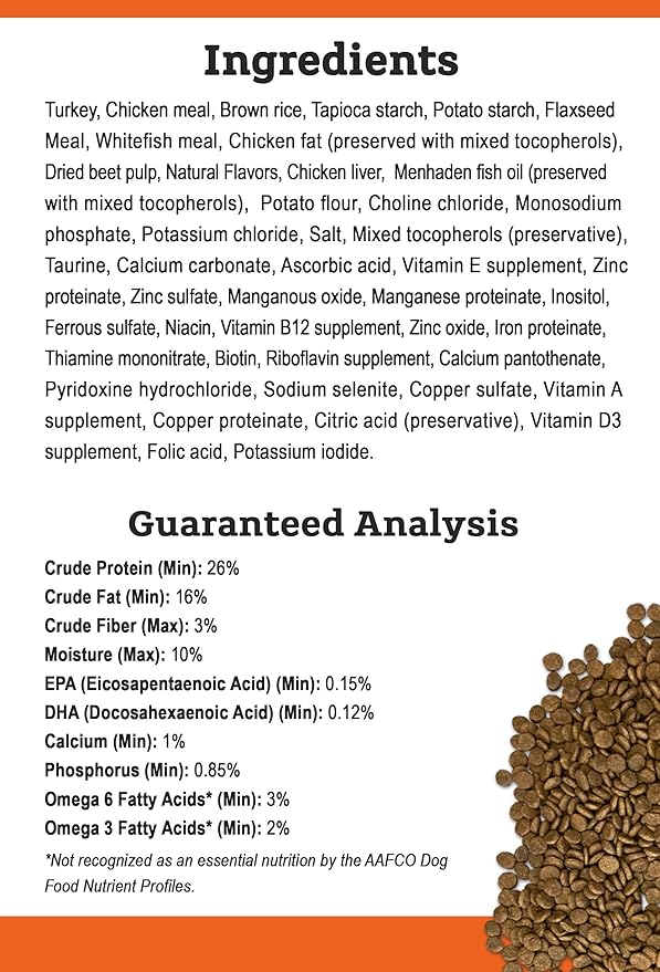 Tender & True Antibiotic-Free Turkey & Brown Rice Recipe Dog Food, 4 lb (Pack of 2)