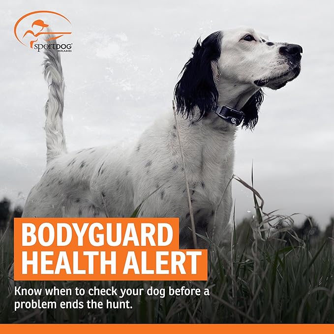 SportDOG FieldSentinel 825 Remote Trainer with Bodyguard Health Alerts - Monitor Heart Rate & Exertion - Half-Mile Range Trainer - Static, Tone, & Vibration Modes