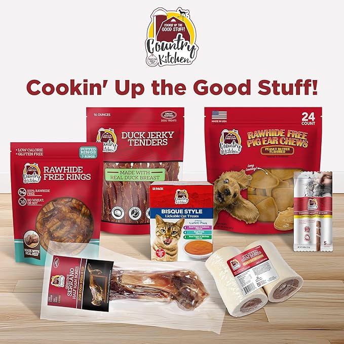 Country Kitchen Stew Style Lickable Cat Treats, 2 Flavor Variety Pack, Includes Tuna & Whitefish and Chicken & Tuna Made with Real Meat, 5 oz. Tubes, 12 Count