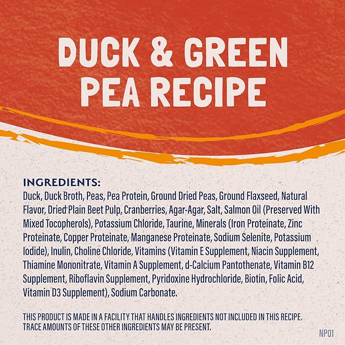 Natural Balance Limited Ingredient Reserve Duck & Green Pea Recipe Soft Pate Wet Digestion Cat Food for Sensitive Stomach, 3 oz. (Pack of 24)