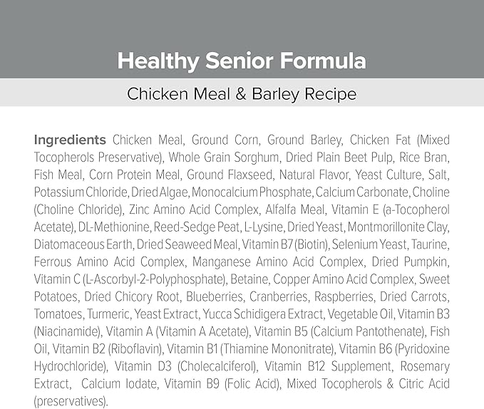 ENTRUST Senior Dog Food | Chicken & Barley | Enriched with Super Foods, Antioxidants and Probiotics | No Wheat or Soy | 33 Pound Bag