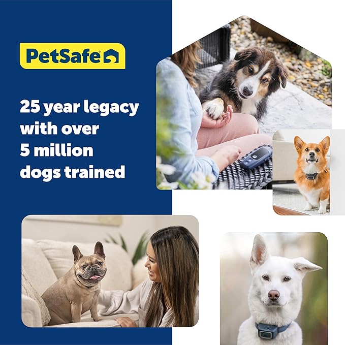 PetSafe Pro Dog Trainer with Remote - Effective Dog Training - 15 Levels of Static Correction - Waterproof Collar - Rechargeable Training Collar - Compact Remote Transmitter