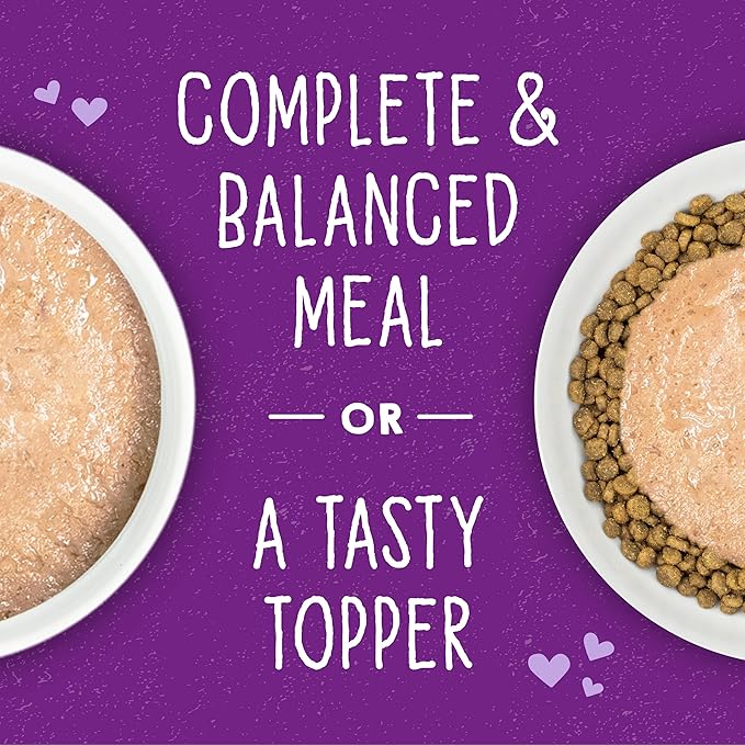 Stella & Chewy's Carnivore Cravings Purrfect Paté - Premium Grain-Free Wet Cat Food - Salmon, Tuna & Mackerel Recipe - High Protein with Bone Broth - Perfect for Picky Eaters - 2.8oz Cans (12 Pack)