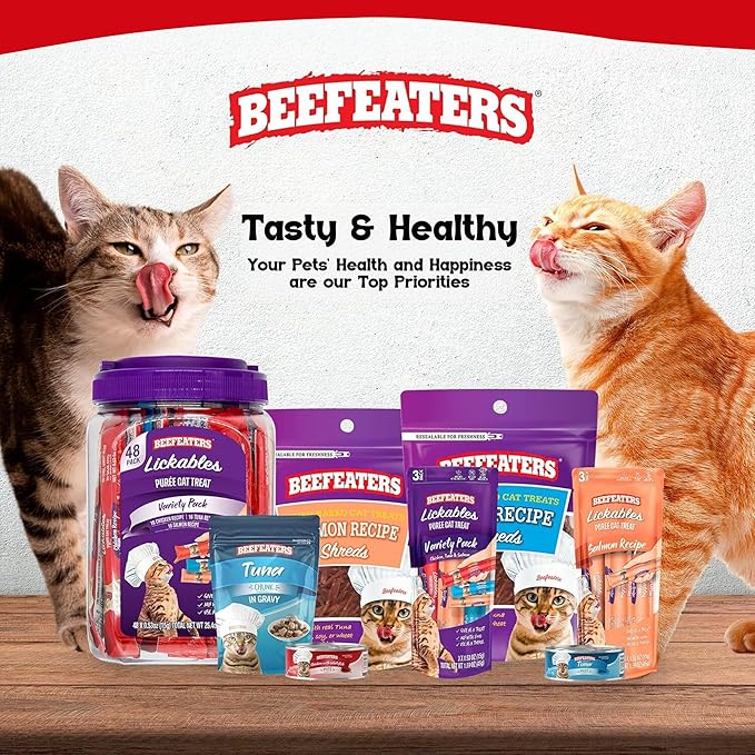 Beefeaters Chicken Pate Cat Treats Wet Cat Food 3oz (24-Pack) | Adult Wet Food with Taurine, Premium Catfood Wet Food, No Artificial Additives, Balanced Nutrition | Supports Immune System & Vision