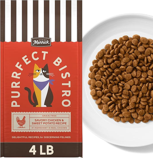 Merrick Purrfect Bistro Review: High-Protein Chicken & Sweet Potato 🐾