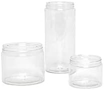 Clear Short Screw Top Pet Jar 4 OZ | Quantity: 24