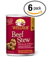 Wellness Dog, Can, Beef Stw, Crrt and Pot, 12.50-Ounce (Pack of 6)