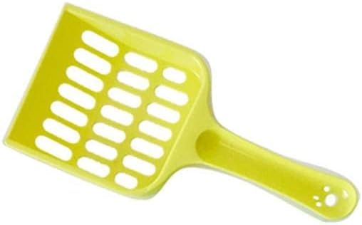 XTYPE Cat Litter Scoop Pooper Scoopers Pets Litter Sand Shovel Pet Shit Artifact Dogs Shovel Pet Cleanning Tool cat Litter Shovel (Color : Yellow)
