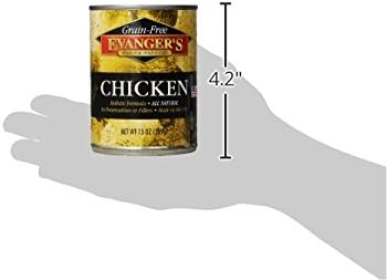 Evanger's Complements Grain Free Chicken for Dogs & Cats – 12 Count, 12.5 oz Each – Single Protein, Grain & Gluten Free, Limited Ingredients, Nutrient-Rich Broth – Wet Dog & Cat Food