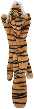 Cats and Dogs Pet Plush Dinosaur Toys Interactive Dog Chew Toys Plush Stuffing Pet Supplies Dog Toys for Small Dogs(Brown)
