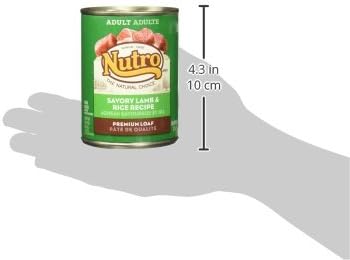 Nutro 50411571 Savory Lamb & Rice Recipe Can Dog Food, 12 Ea/12.5Oz