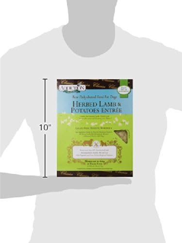 Addiction Herbed Lamb & Potatoes Raw Alternative Dog Food - Gently Air-Dried Complete Meal or Dog Food Topper for Digestive and Skin and Coat Health, 2 lb
