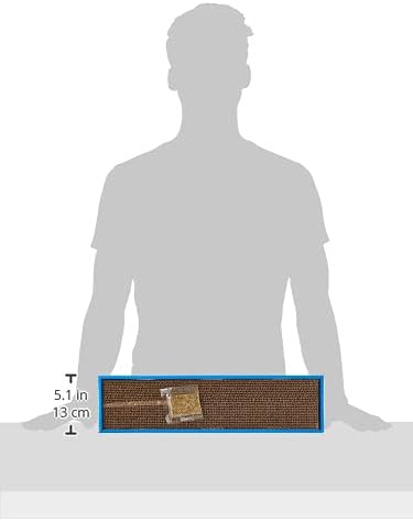 Catit Cat Scratcher with Catnip, Narrow Cat Board, 52410