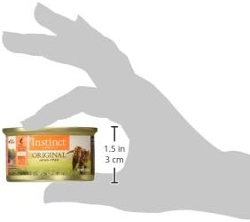 Instinct Original Pate Wet Cat Food, Grain Free Recipe - Real Salmon, 3 Ounce (Pack of 24)