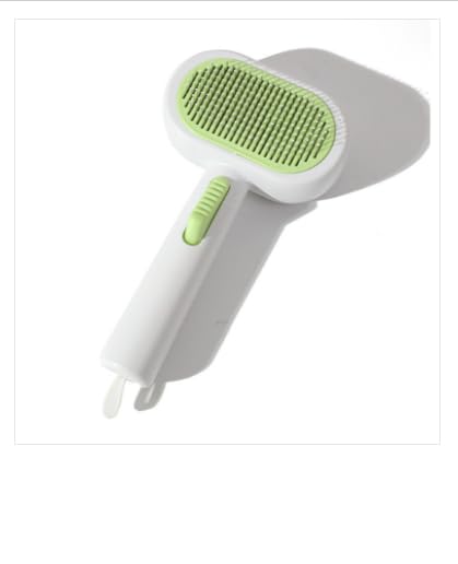 simplely easy Cleaning Pet Spray Hair Removal Comb with Release Button,double sided massagae cleaning Waterproof Pet Grooming Brushes short long hair dogs and cats pets