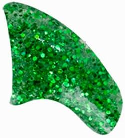 6 Month Piece Soft Nail Caps with Adhesive for Cat Claws - Emerald Glitter Medium