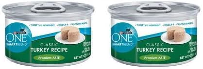 Purina One Smart Blend Cat Tender Turkey Food, 24 by 3 Oz. (Pack of 2)