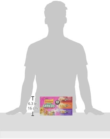 Friskies Wet Cat Food Variety Pack, Shreds Beef Chicken Turkey & Cheese | 48 Pack | 5.5 oz Cans