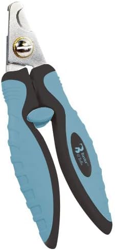 Baxter & Bella Stainless Steel Nail Clippers for Pets. (Sm- Med Dog Nail Trimmer (Curve))