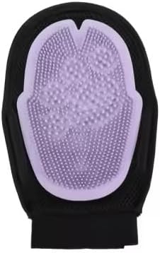 Double Sided Pet Grooming Glove for Dogs and Cats – Hair Removal & Massage (Lavender)