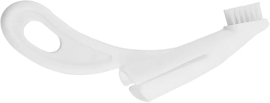Qiilu Finger Wipes for Dogs & Cats - Dog Finger Toothbrush Nylon Oral Care Pet Brush Teeth Gums Care Kit for Pets - Effective Cleaner Supplies (White)