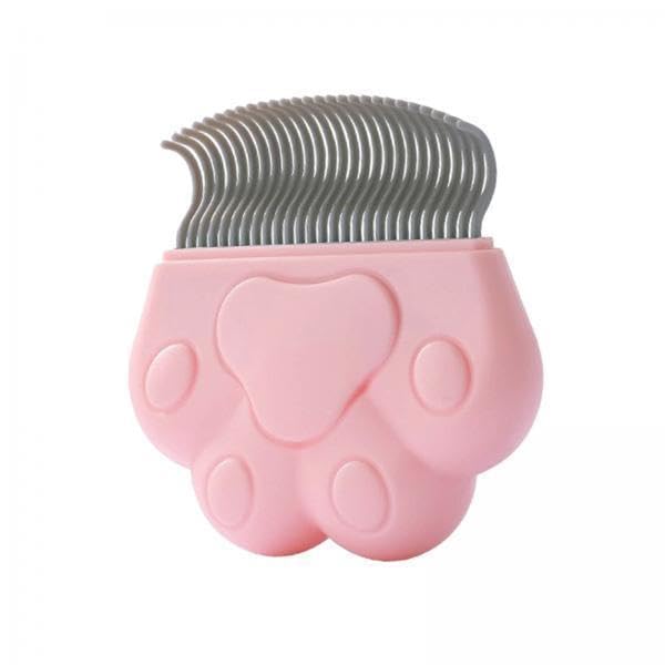 Generic 2x Cat Brush Cat Grooming Brush, Lightweight Cats Dogs Pet Massage Brush, Pet Hair Cleaner Brush for Long Haired Cats, Pink