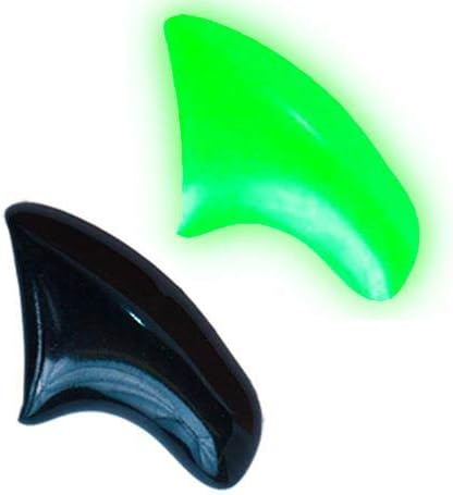 Ghoul Combo Soft Nail Caps Cats Claws 40pk (20 Glow - 20 Black) Kitten Size