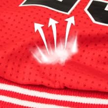 Dog Clothes Basketball Mesh Breathable T-Shirt,Pet Clothes Puppy Sportswear Spring/Summer Fashion Dog Shirt. (Red, Small)