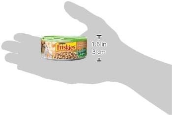 Purina Friskies Indoor Cat Food Chunky Chicken and Turkey Casserole With Garden Greens in Gravy 24/5.5 Oz - (Pack of 24) 5.5 Oz. Cans