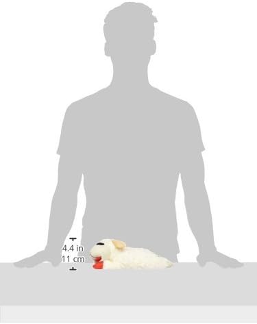 MultiPet Lambchop Plush Dog Toy 10" with Squeaker Type:Lambchop Size:Pack of 2, for all breed sizes