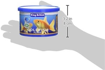 King British Goldfish Flake Food, 55 g, Pack of 6