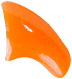 6 Month Piece Soft Nail Caps with Adhesive for Cat Claws - Tangerine Orange Small