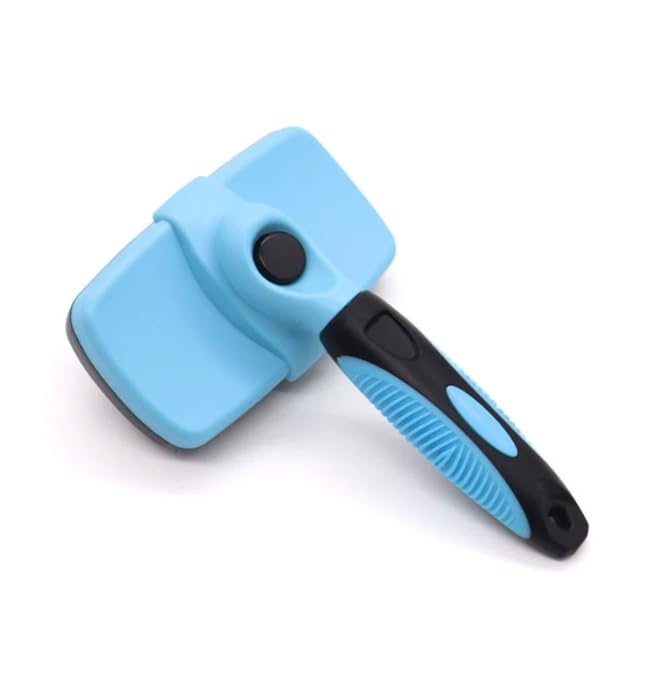 Pet Cat and Dog Supplies - Cat Hair Brush (sky blue, Large 18cmx12.5cm)