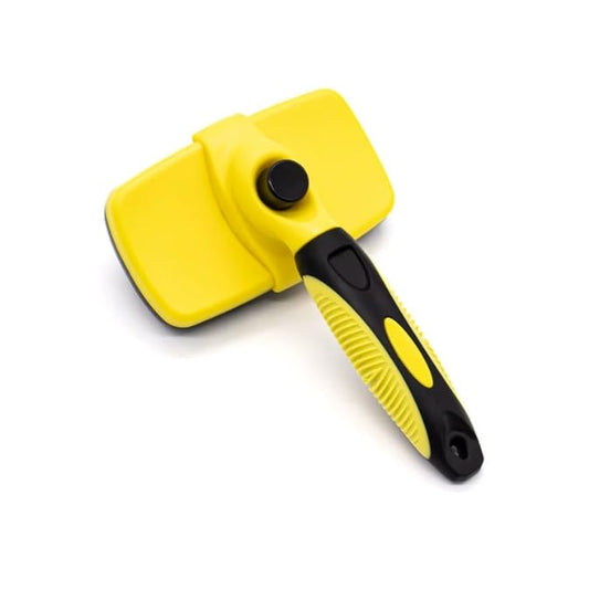 Pet Cat and Dog Supplies - Cat Hair Brush (yellow, Large 18cmx12.5cm)