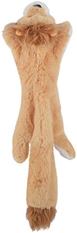 Cats and Dogs Pet Plush Dinosaur Toys Interactive Dog Chew Toys Plush Stuffing Pet Supplies Dog Toys for Small Dogs(Chocolate)