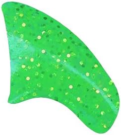 6 Month Piece Soft Nail Caps with Adhesive for Cat Claws - Key Lime Glitter Small