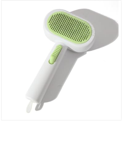 simplely easy Cleaning Pet Spray Hair Removal Comb with Release Button,double sided massagae cleaning Waterproof Pet Grooming Brushes short long hair dogs and cats pets