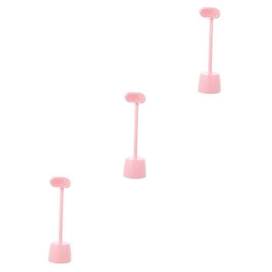 BESPORTBLE 3pcs Grooming Brush Cat Cleaning Brush Slicker for Dogs Cats Massage Tool Material Pet Accessory