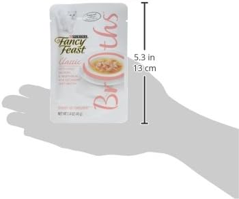 Purina Fancy Feast Broths Classic V-Pack Food, (3X12ct) 36 Count