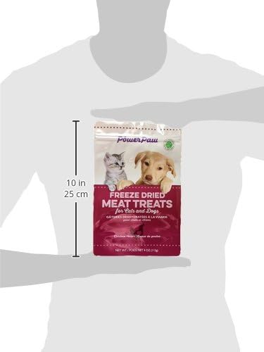 Natural Freezed Dried Chicken Hearts In Bag, 4 Oz