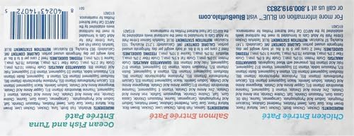 Blue Buffalo Tastefuls Natural Pate Wet Cat Food Variety Pack,Salmon,Chicken,Ocean Fish & Tuna Entrées 3-oz Cans (- 4 of Each Flavor),(Pack of 24)