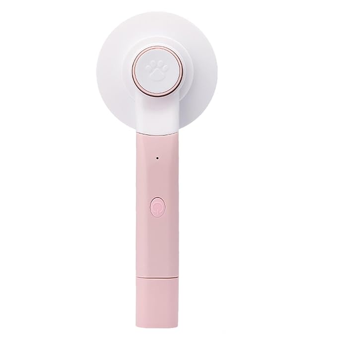 Dog Grooming Brush | Rechargeable Massage with Nail File | Cat Brush Dog Grooming Supplies - for Long Short Hair Undercoat Removal Cleaning Bathing Dematting Indoor Home