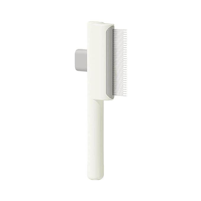 Advanced Pet Deshedding Comb with Massage Tip Quick Releases Button Cats Grooming Brush for Hair Removal Furs Detangling Cats Grooming Tool