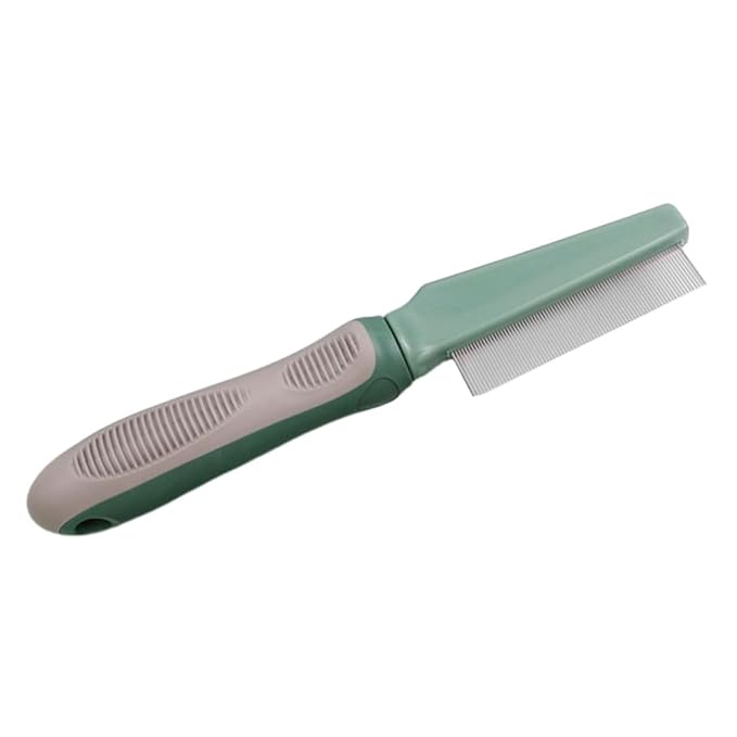 Multi-functional Pet Comb for Cats and Dogs Portable Grooming Tool with Dense Needle Design for Knot Removal Comfortable Grip and Stylish Look for Floating Hair and Prevention