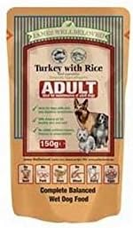 James Wellbeloved Adult Dog Food Pouches with Turkey & Rice m (150g) (Pack of 2)