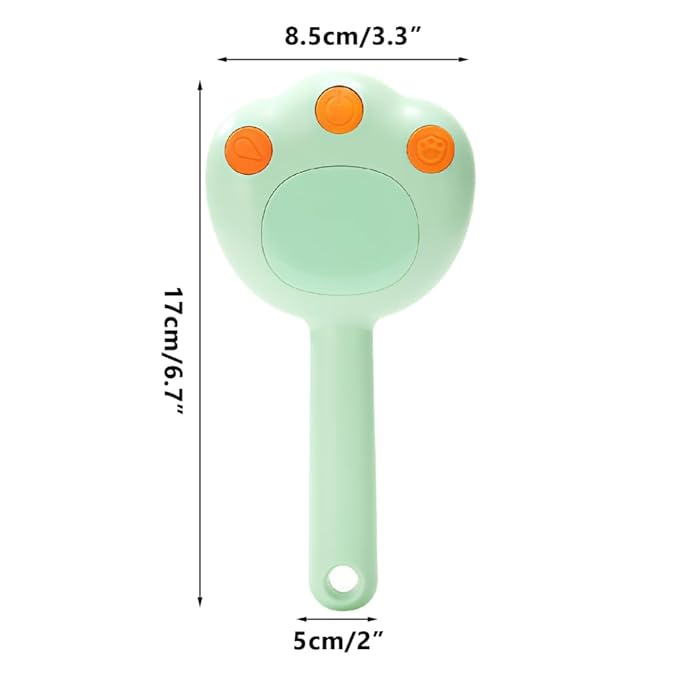 Cat Steam Brush,Cat's Paw Modeling Pet Steam Groomer Comb Built-in Misting Spray for Pets Cats Dogs Shedding Haired Grooming