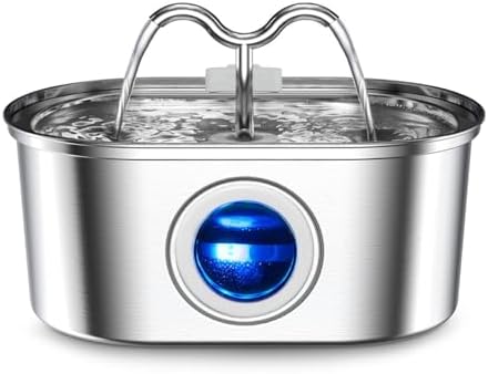 Selene The Doggy Fountain, Quiet Floor-Standing Pet Water Fountain, Automatic Dog Watering Dispenser Bowl Feeding & Watering Supplies (Two Drinking Fountains)