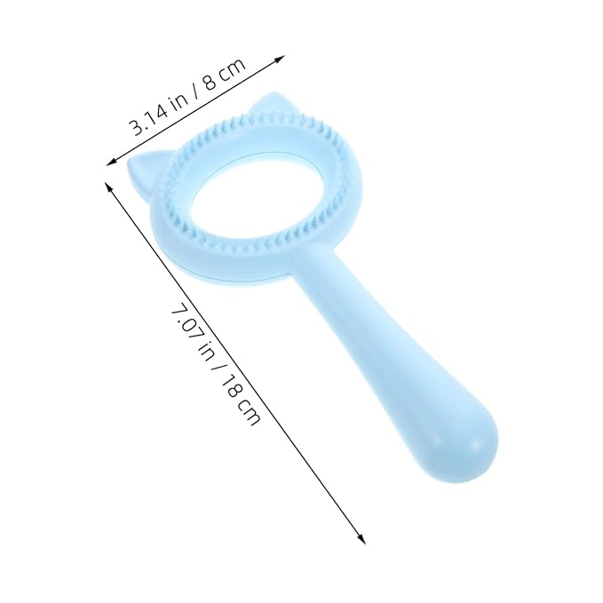 HEMOTON 2pcs Deshedding Dog Brush Pet Grooming Comb Double-sided Cat Brush Efficient Hair Removal for Longhaired Cats Dogs