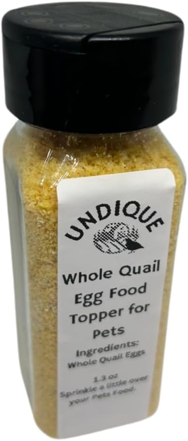 Undique Quailicious Boost Pet Food Enhancer - Healthy Dog Food Topper with Whole Quail Eggs - Pet Health Supplements for Energy, Immune Function, Shiny Coat & Skin - Omega-3 & Omega-6 Rich