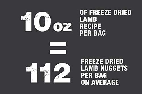 PureBites Lamb Freeze Dried Dog Food, 19 Ingredients, Made in USA, 9.5oz